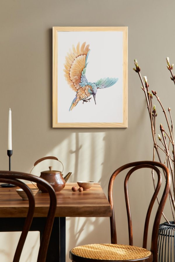 Frame Serisi Ahşap Çerçeveli Tablo Uv Baskı 25*35 FE1-R