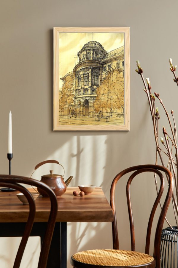 Frame Serisi Ahşap Çerçeveli Tablo Uv Baskı 25*35 FE1-S