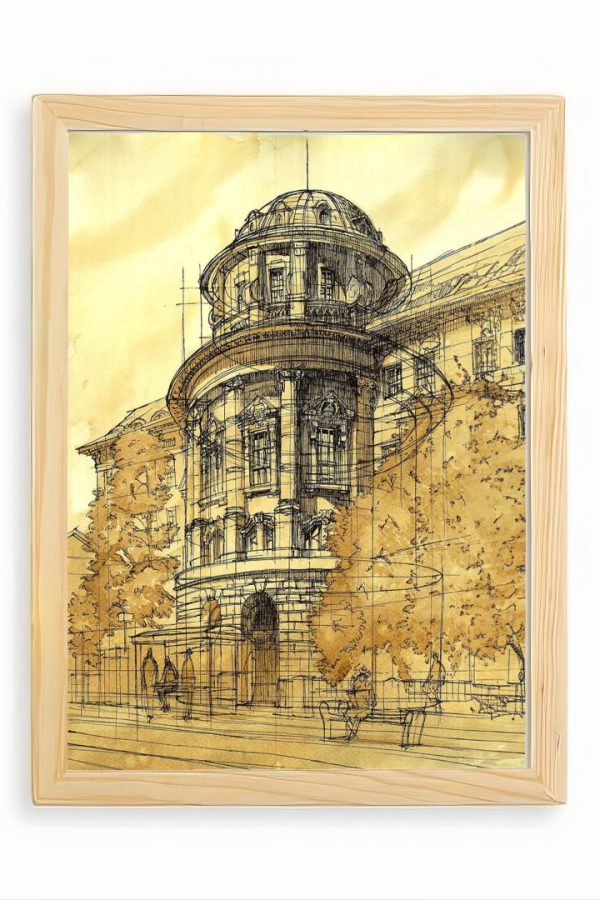 Frame Serisi Ahşap Çerçeveli Tablo Uv Baskı 25*35 FE1-S