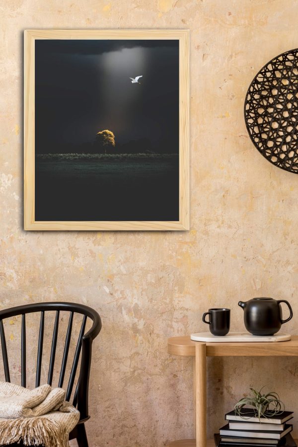 Frame Serisi Ahşap Çerçeveli Tablo Uv Baskı 33*40 FE4-B