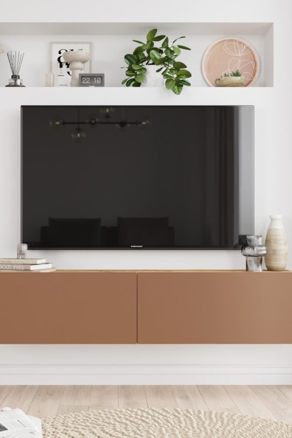 Future Tv Ünitesi 140cm FR10-AK Çam-Kiremit