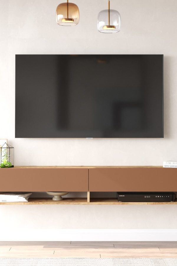 Future Tv Ünitesi 180cm FR9-AK Çam-Kiremit