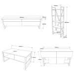 Iron Metal Tv Ünitesi Seti ML38-A