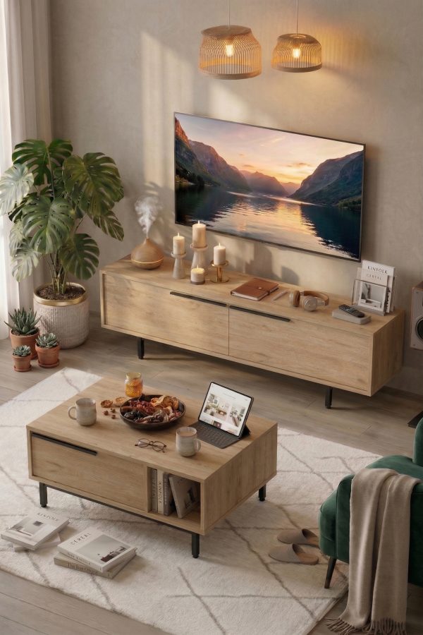 Ocean Tv Ünitesi Orta Sehpa 2'Li Set Sepet ON19-S