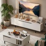 Ocean Tv Ünitesi Orta Sehpa 2'Li Set Beyaz ON19-W