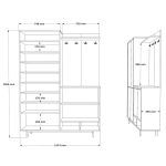 Oasis Portmanto Vestiyer OS1-SY