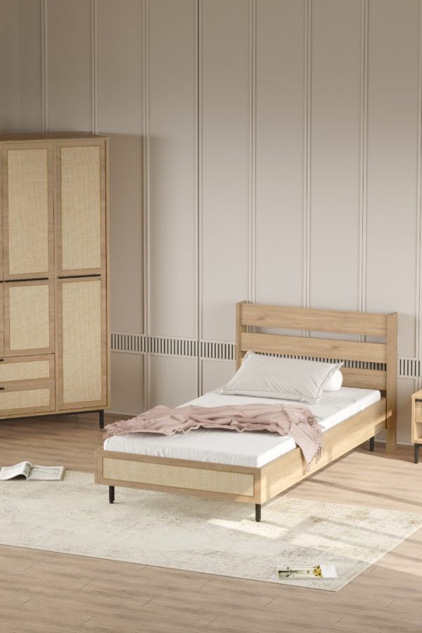 Ocean Genç Odası Takımı 3'Lü Set Sepet-Uv Baskı Jüt ON23-SU