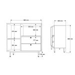 Royce Kahve Köşesi Dolabı RE1-SA