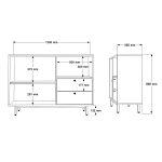 Royce Kahve Köşesi Dolabı RE2-W