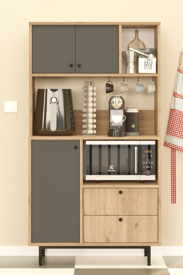 Royce Kahve Köşesi Dolabı RE3-SA