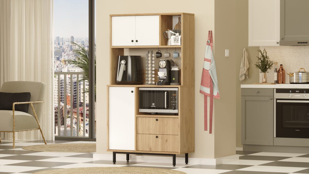 Royce Kahve Köşesi Dolabı RE3-SW