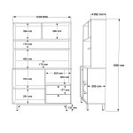 Royce Kahve Köşesi Dolabı RE5-SW
