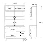 Royce Kahve Köşesi Dolabı RE7-SW