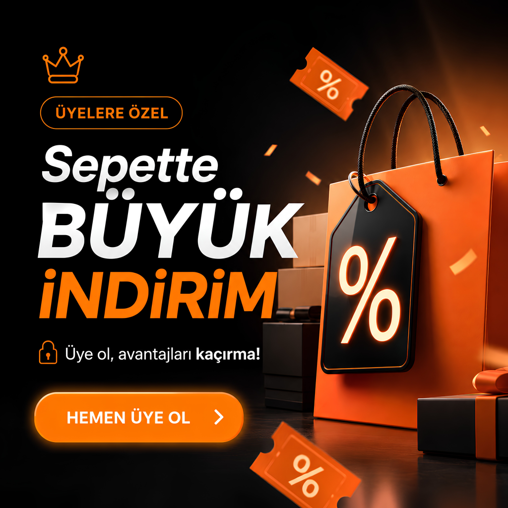 Sepette büyük indirim