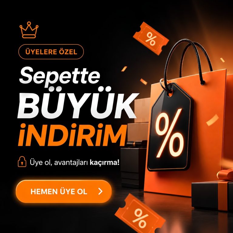 Sepette büyük indirimm