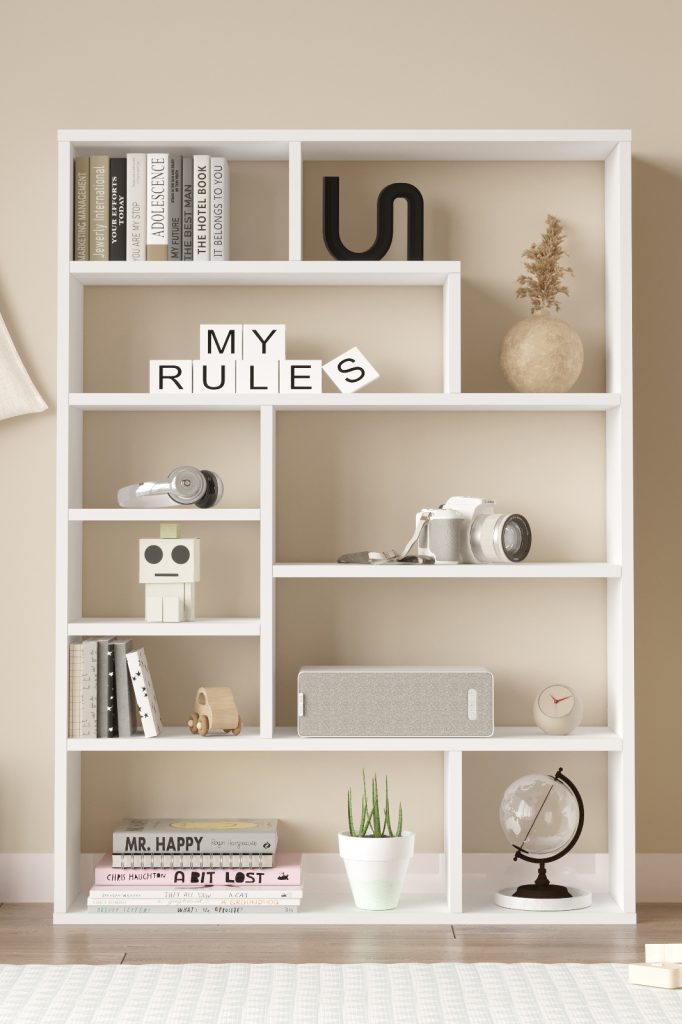 Craft Kitaplık 124cm Beyaz CF1-W