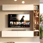 Cohen Tv Ünitesi Kitaplık Duvara Monte Sepet-Beyaz CN1-SW