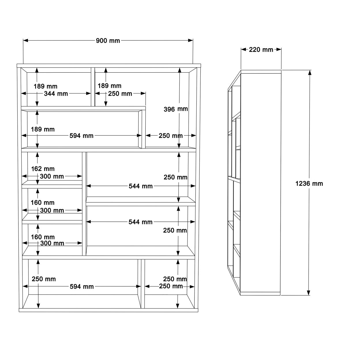 Craft Kitaplık CF1-SW