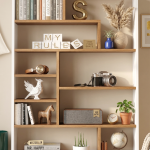 Craft Kitaplık 124cm Sepet-Beyaz CF1-SW