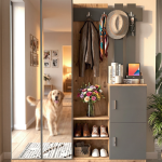 Visor Vestiyer Portmanto Ayakkabılık Çam-Antrasit DD8-AA