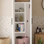 Daisy Çok Amaçlı Dolap Vileda Banyo Dolabı Beyaz DY1-W