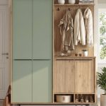 Oasis Portmanto Vestiyer Ayakkabılık Metal Ayaklı Sepet-Ihlamur Yeşili OS1-SY