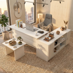 Vario ABF Ofis Büro Masa Takımı Beyaz VO10-W