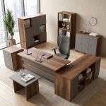 Vario ABCDEFG2 Ofis Masa Makam Takımı Barok-Antrasit VO19-BA