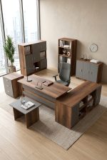 Vario ABCDEFG2 Ofis Masa Makam Takımı Barok-Antrasit VO19-BA