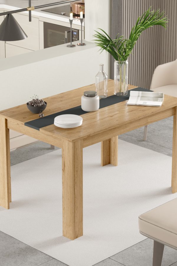 Future Yemek Masası 120x80 Sepet-Antrasit FR21-SA