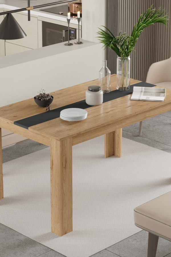 Future Yemek Masası 140x80 Sepet-Beyaz FR22-SA