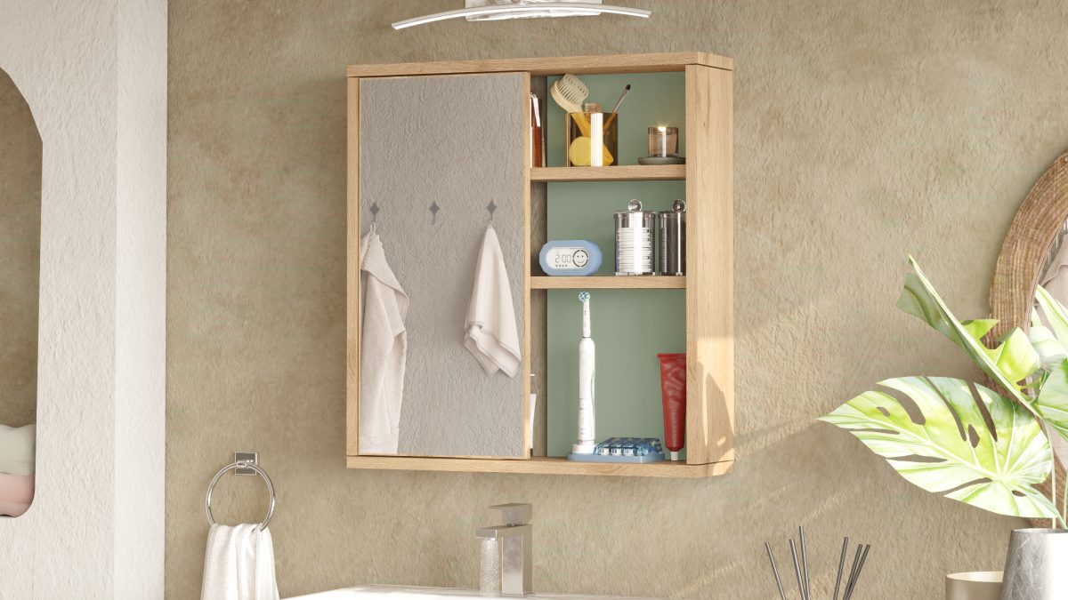 Nova Aynalı Banyo Dolabı NA1-SY