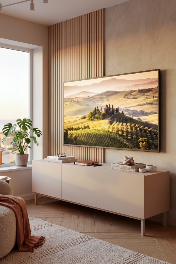Coast Tv Ünitesi Sehpası 3 Kapaklı Ahşap Ayaklı 150cm Kumsal CO2-CO