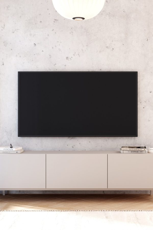 Coast Tv Ünitesi Sehpası 3 Kapaklı Ahşap Ayaklı 180cm Kumsal CO1-CO