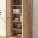 Dune Çok Amaçlı Dolap Mutfak Kiler Erzak Banyo Dolabı Ahşap Jüt Kapaklı Sepet-Jüt DN6-SJ