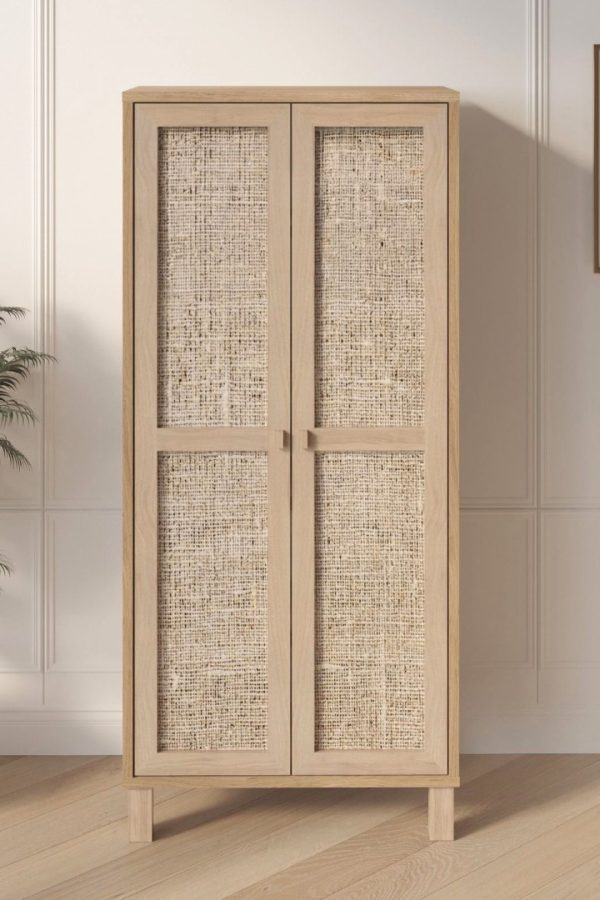 Dune Çok Amaçlı Dolap Ahşap Jüt Kapaklı DN6-SJ