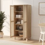 Dune Çok Amaçlı Dolap Mutfak Kiler Erzak Banyo Dolabı Ahşap Jüt Kapaklı Sepet-Jüt DN6-SJ