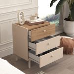 Luke Komodin 3 Çekmeceli Ahşap Ayaklı Kumsal-Sepet LK2-CS