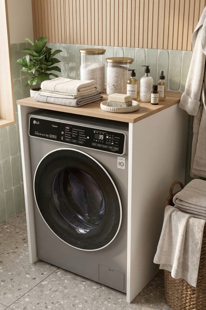 Nord Çamaşır Makinesi Dolabı Sepet-Beyaz ND10-SW