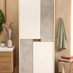 Nord Çok Amaçlı Dolap Mutfak Kiler Erzak Banyo Dolabı 175cm Sepet-Beyaz-Taş ND15-SW