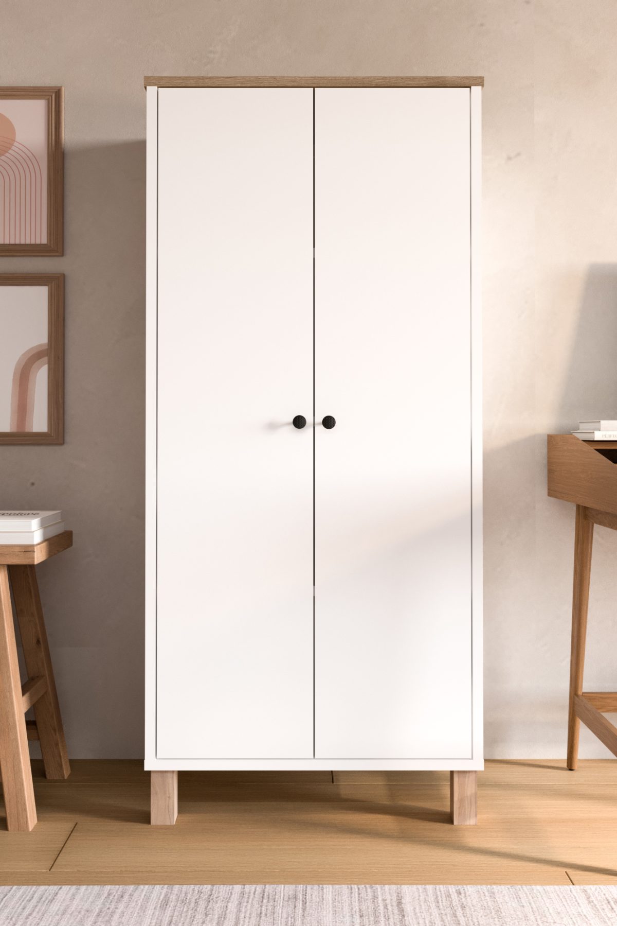 Nord Çok Amaçlı Dolap Mutfak Kiler Erzak Banyo Dolabı Sepet-Beyaz ND5-SW