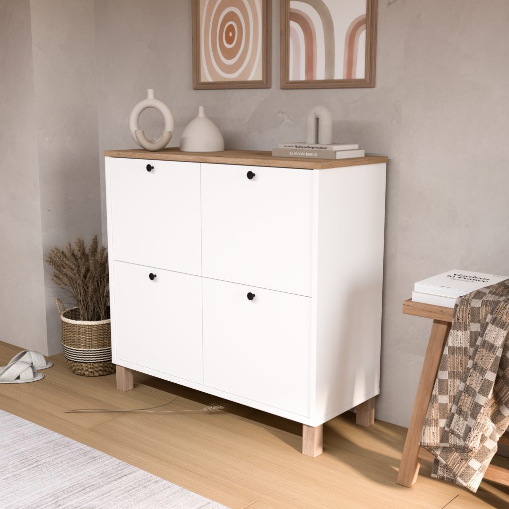 Nord Şifonyer Ahşap Ayaklı ND3-SW