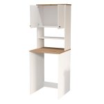 Nord Çamaşır Makinesi Dolabı 2 Kapaklı Raflı Sepet-Beyaz ND11-SW