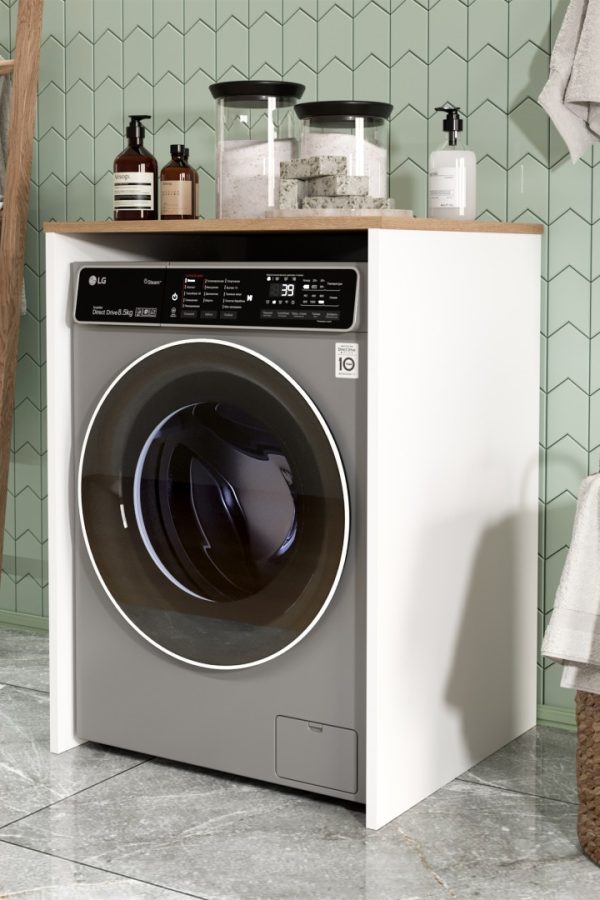 Nord Çamaşır Makinesi Dolabı Sepet-Beyaz ND10-SW