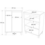 Nord Çok Amaçlı Dolap 97cm ND16-SW