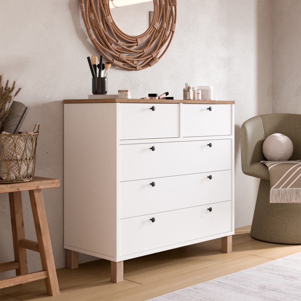 Nord Şifonyer Ahşap Ayaklı ND3-SW