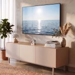 Sedra Tv Ünitesi Sehpası 3 Kapaklı Ahşap Ayaklı 150cm Kumsal-Sepet SD3-CS