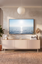 Sedra Tv Ünitesi Sehpası 3 Kapaklı Ahşap Ayaklı 150cm Kumsal-Sepet SD3-CS