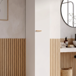 Oslo Tek Kapaklı Ahşap Ayaklı Çok Amaçlı Banyo Boy Dolabı Dar Alan Düzenleyici Beyaz OL5-W