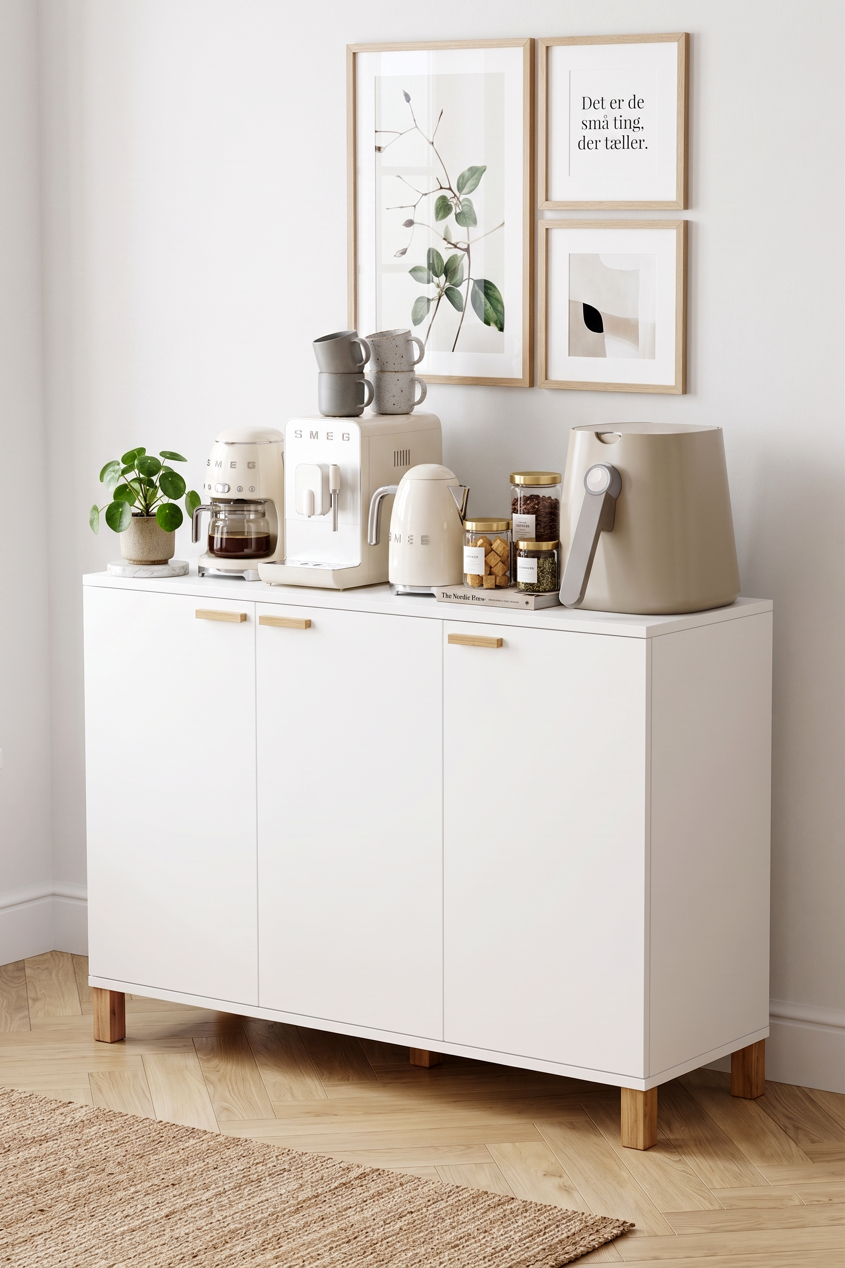 Oslo Ahşap Ayaklı 3 Kapaklı Çok Amaçlı Dolap Mutfak Konsolu Airfryer Ve Kahve Köşesi Dolabı Beyaz OL16-W Oslo Ahşap Ayaklı 4 Kapaklı Çok Amaçlı Dolap Mutfak Konsolu Airfryer Ve Kahve Köşesi Dolabı Beyaz OL17-W